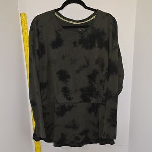 Calvin Klein 2 Layer Black Performance Stretch Top Xl